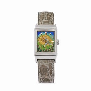 Reverso with cloisonné enamel dial, ‘40s