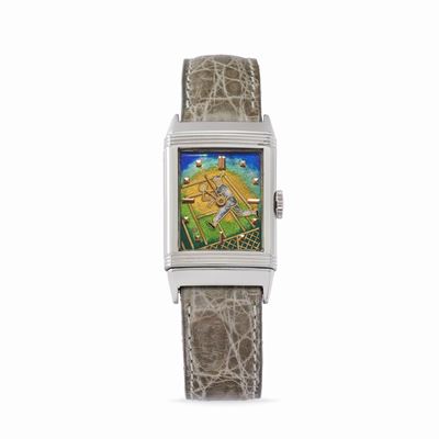 Reverso, Quadrante in smalto cloisonné con tema 'Wimbledon', anni '40