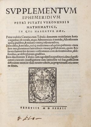 Supplementum ephemeridium petri pitati veronensis mathematici