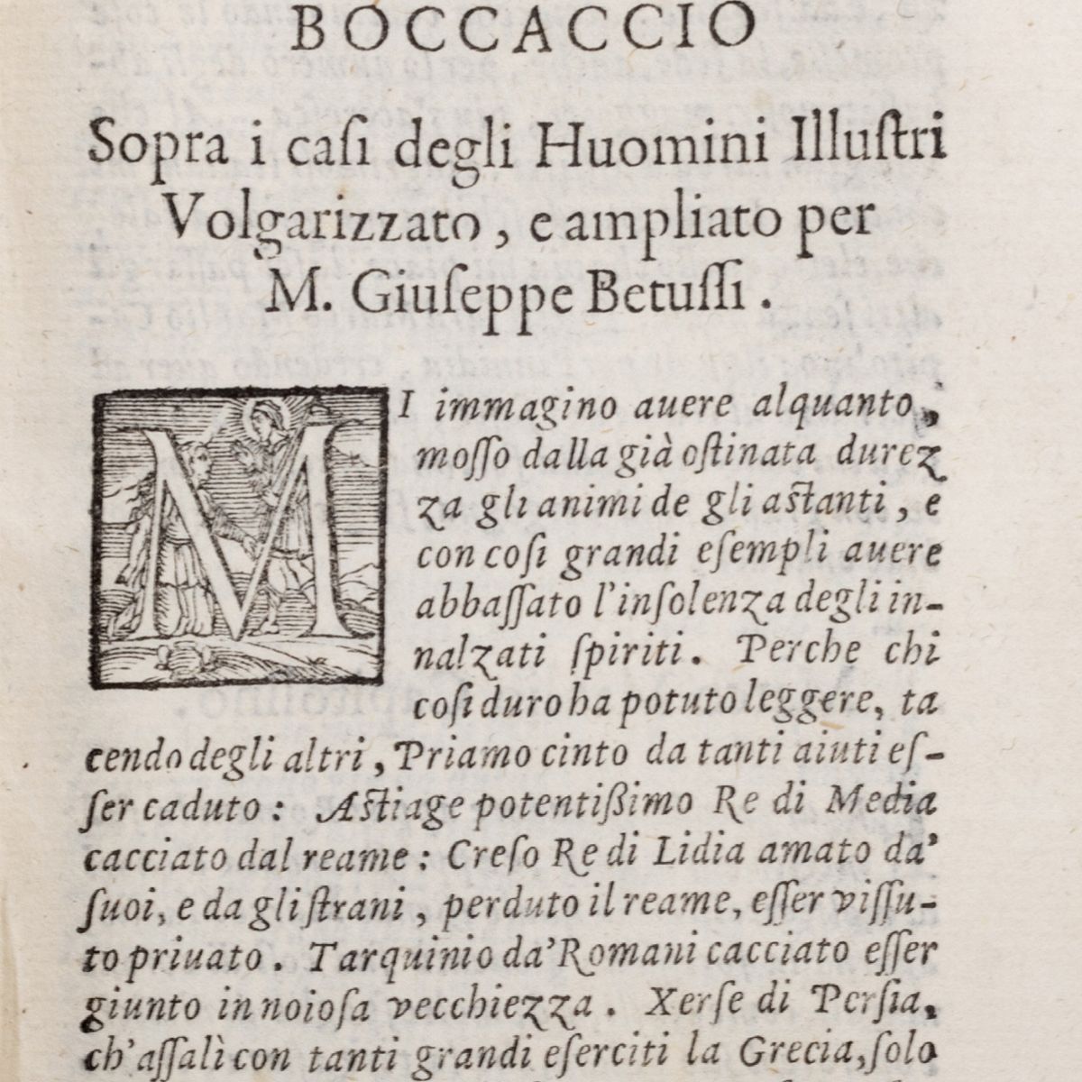 Giovanni Boccaccio - I casi degl'huomini illustri