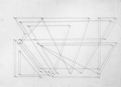 Senza titolo, tecnica mista su tavola, cm 50x70