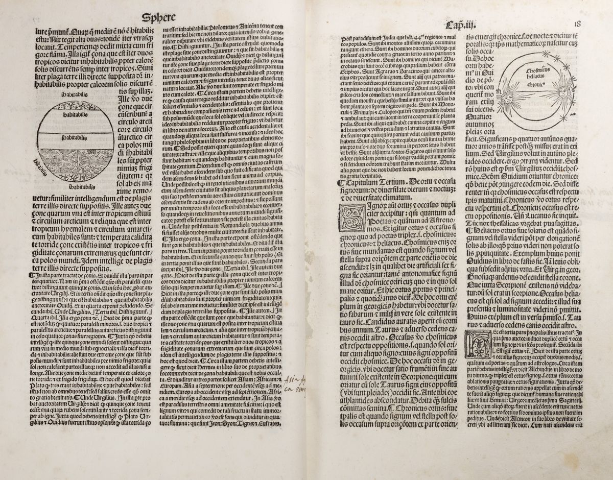 Giovanni De Sacrobosco - Sphera mundi noviter recognita cum commentarijs e trattati astronomici