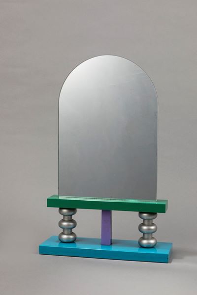 Specchio in legno laccato
