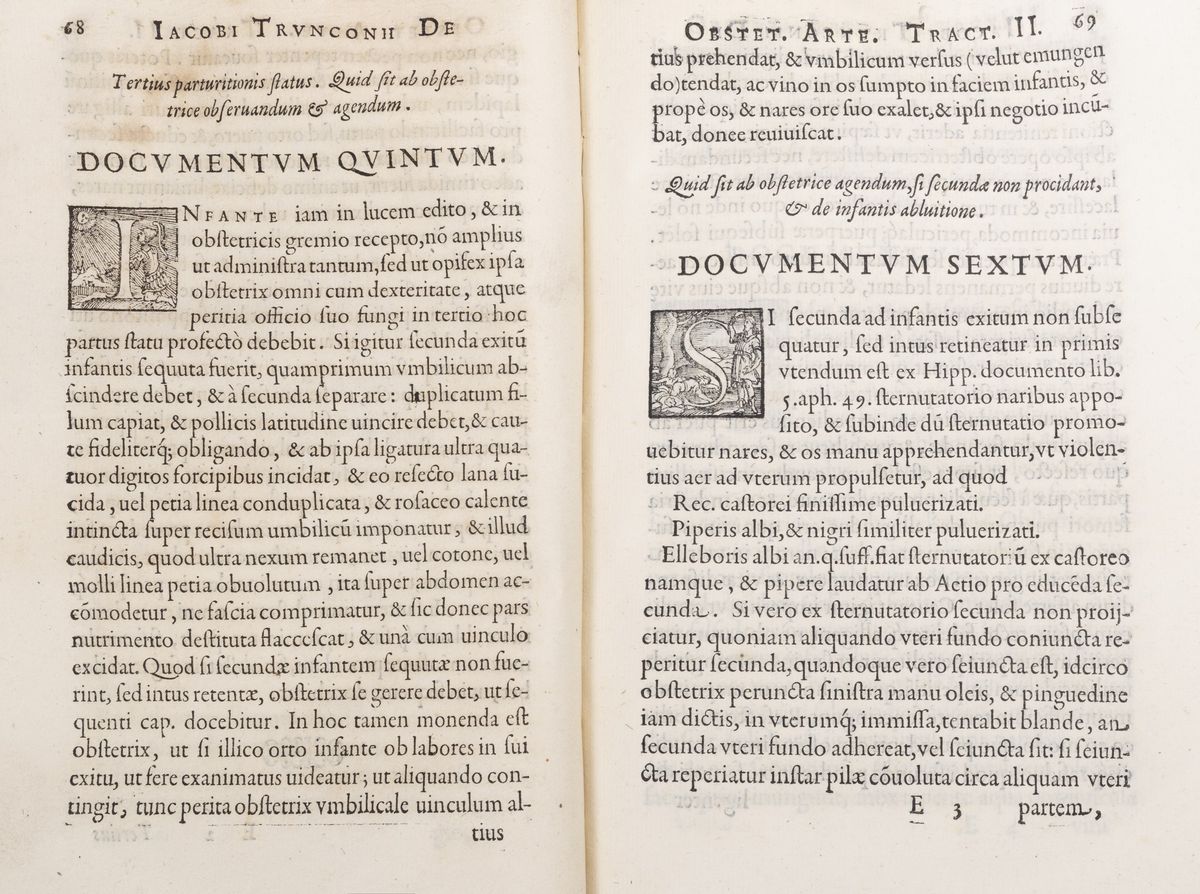Iacopo Tronconi - De custodienda puerorum sanitate. Ante partum, in partu, et post partum, 1593