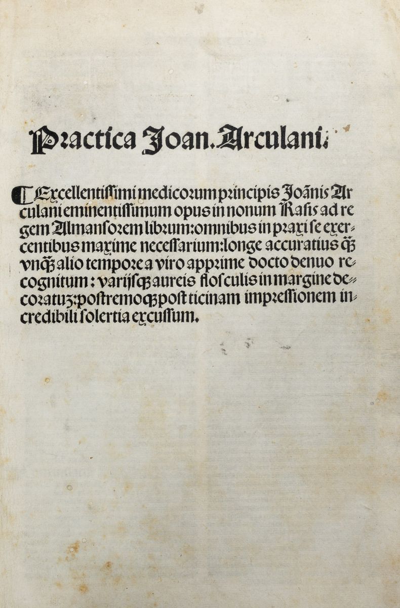 Giovanni Arcolano - Practica, Venezia 1519