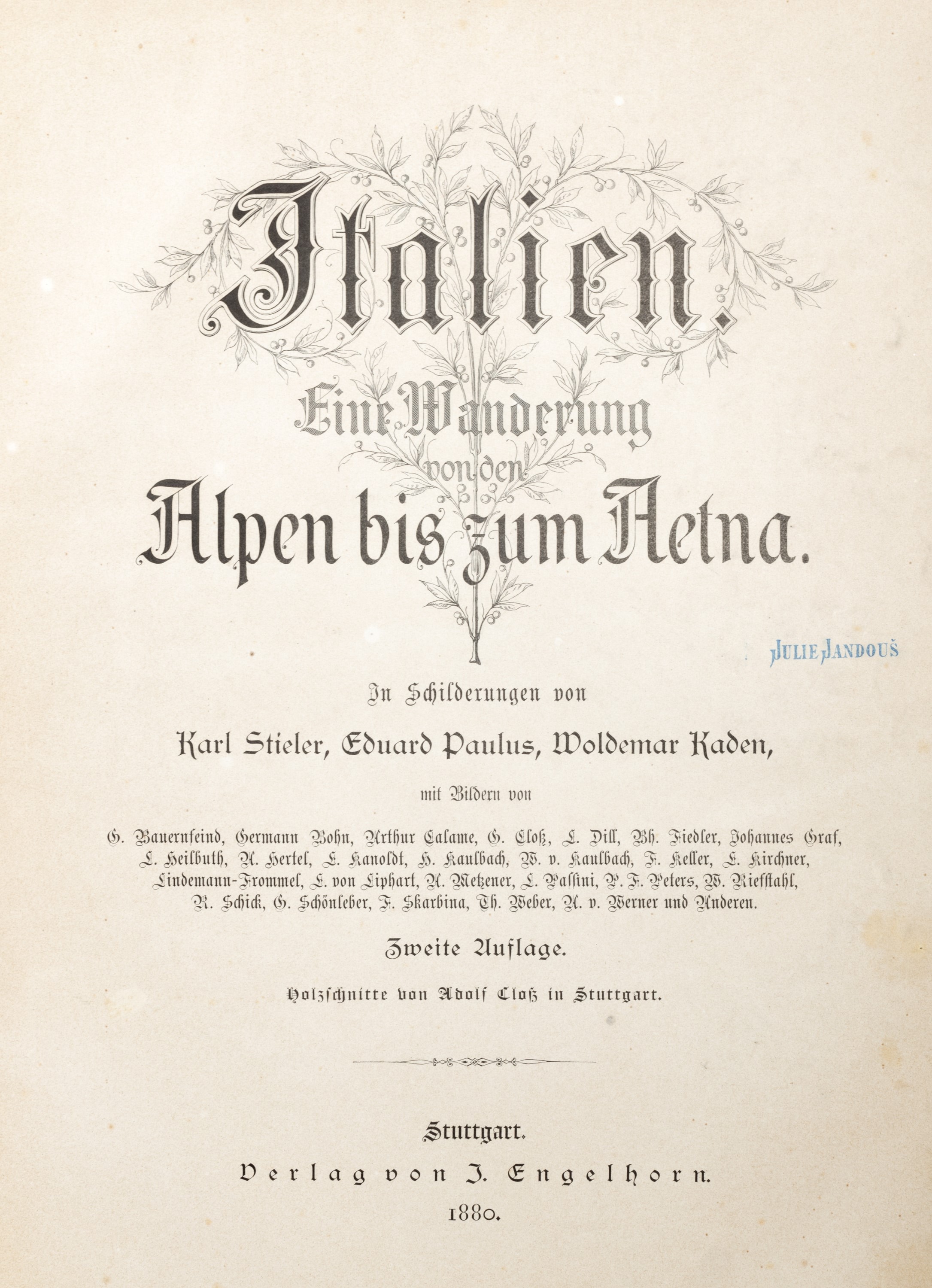 Engelhorn, Italien Eine Wanderung von den Alpen bis zum Aetna