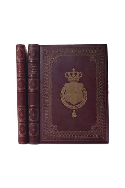 La Casa di Savoia e la monarchia italiana. Plebisciti. Ricordo nazionale, Edizione di lusso del 1...