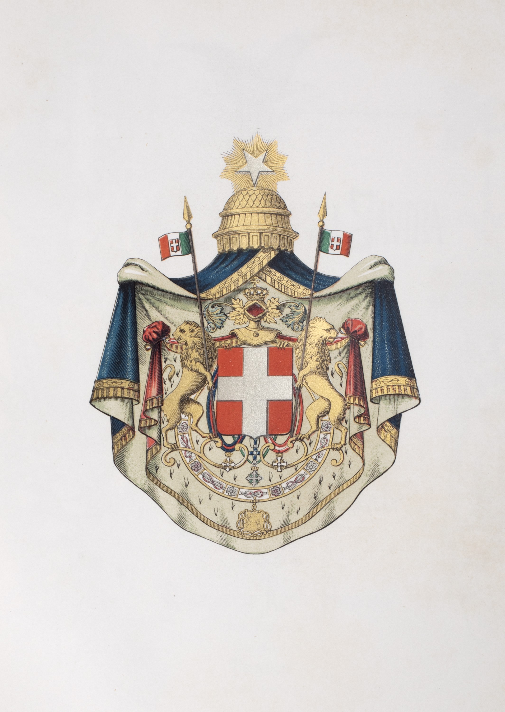 La Casa di Savoia e la monarchia italiana. Plebisciti. Ricordo nazionale, Edizione di lusso del 1...