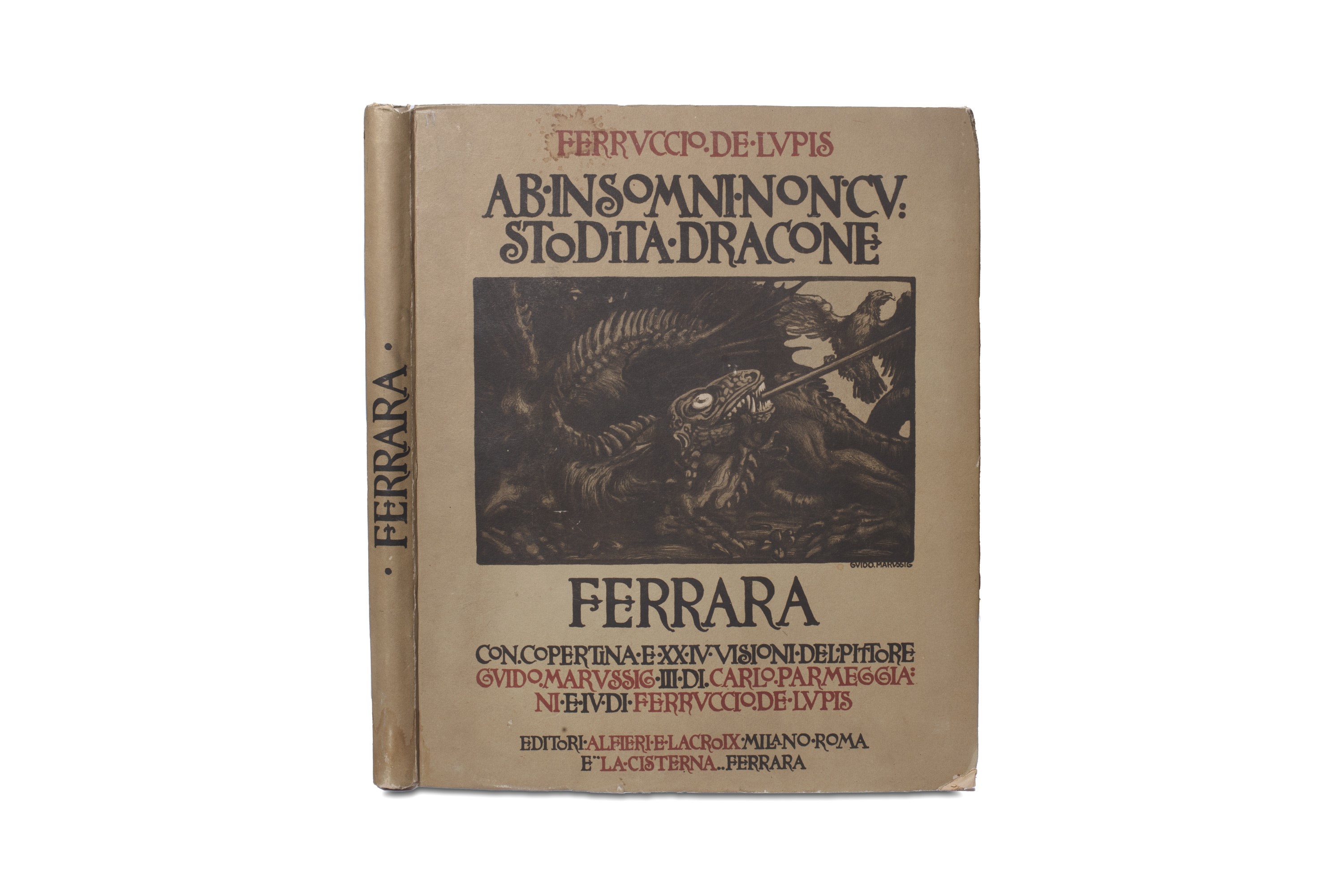 Autore non identificato, Ab insomni non custodita dracone, 1925