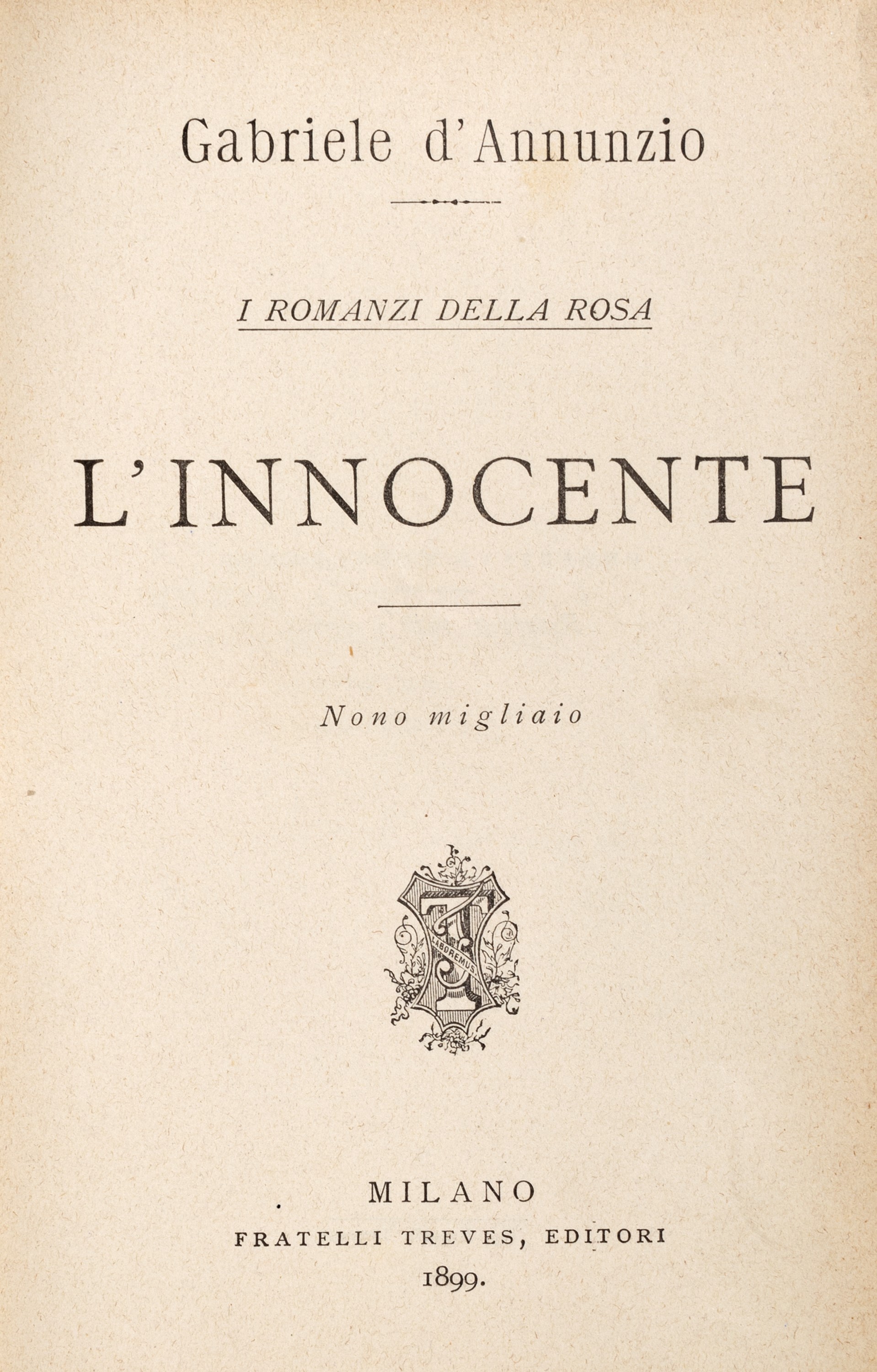 Gabriele D'annunzio - Notturno - Edizione con xilografie di Adolfo de Carolis