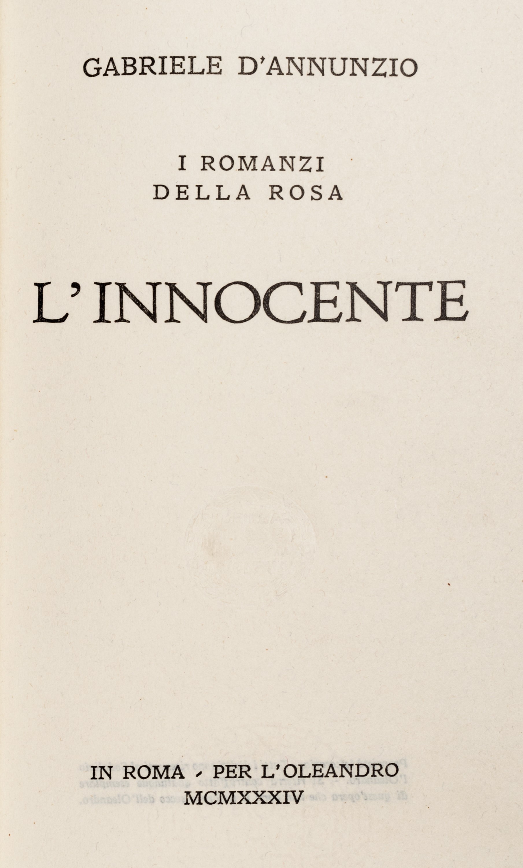 Gabriele D'annunzio - Notturno - Edizione con xilografie di Adolfo de Carolis