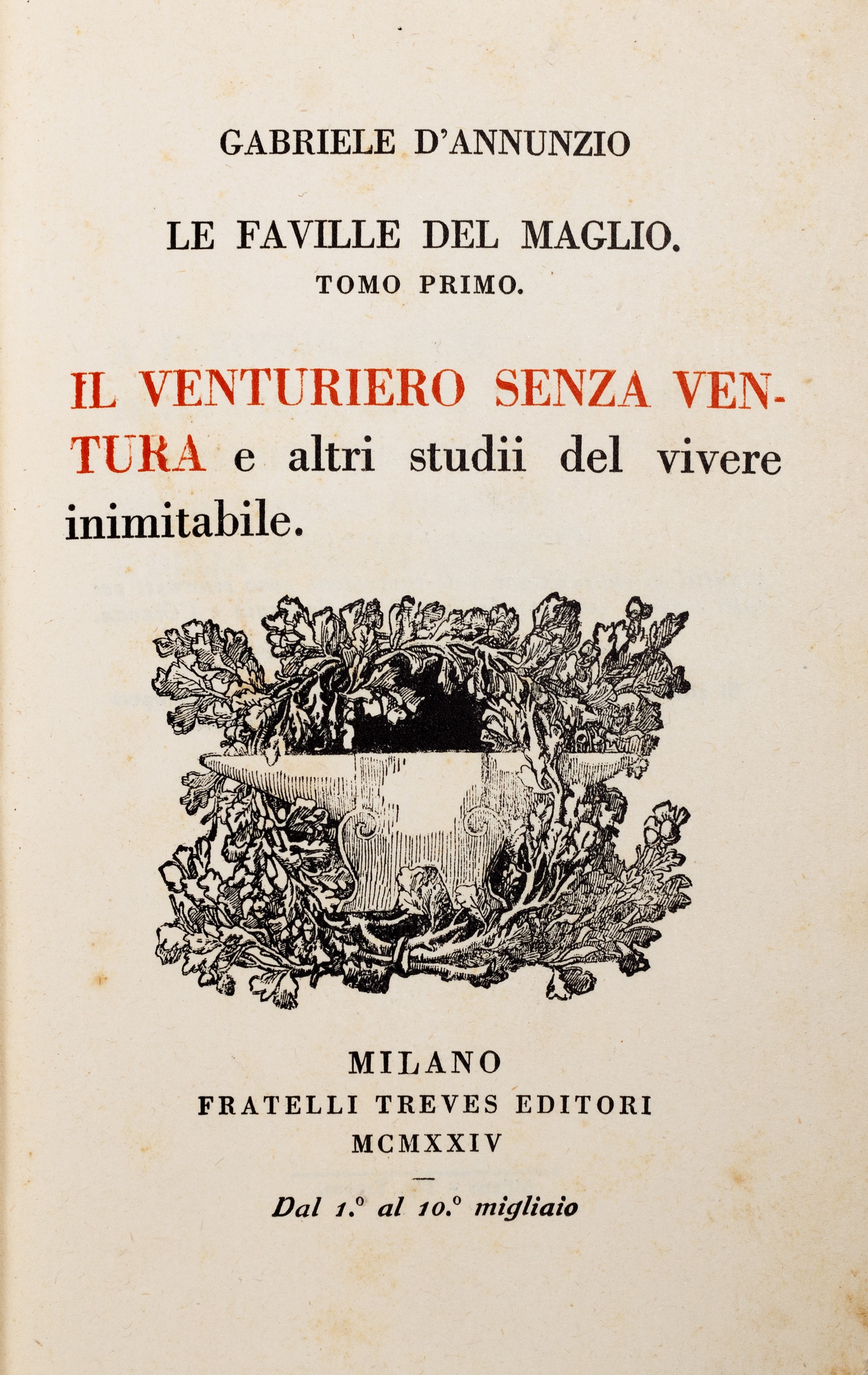 Gabriele D'annunzio - Notturno - Edizione con xilografie di Adolfo de Carolis