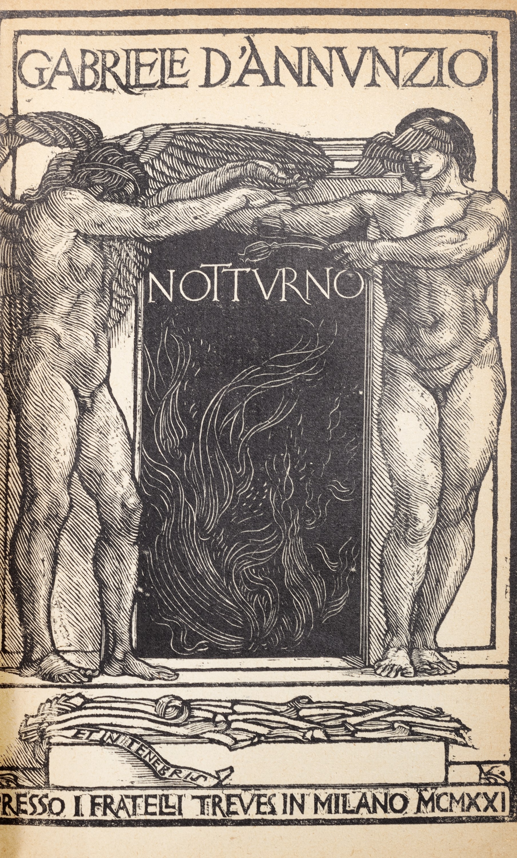 Gabriele D'annunzio - Notturno - Edizione con xilografie di Adolfo de Carolis