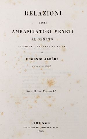 Relazioni degli ambasciatori veneti al Senato