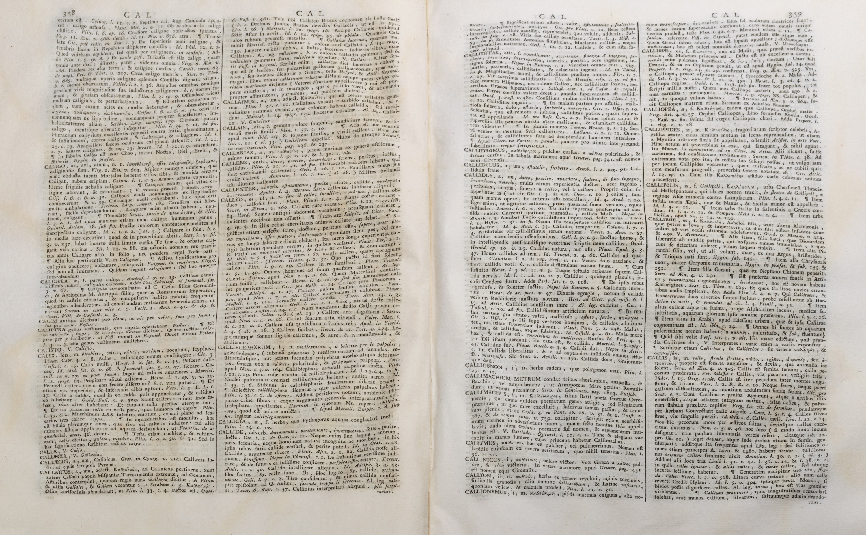 Jacopo Facciolati, Egidio Forcellini - Totius Latinitatis Lexicon, 1771