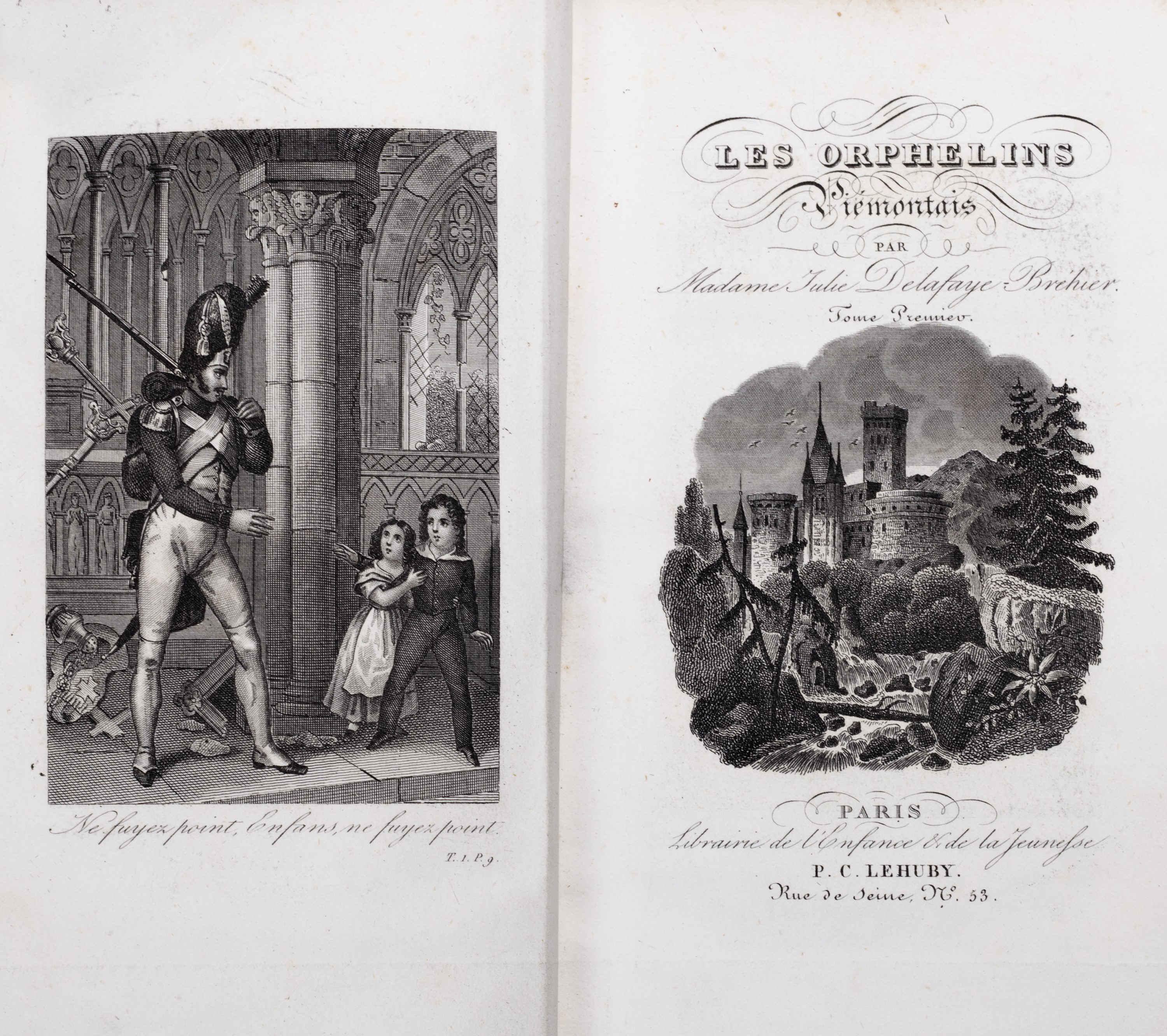 Lehuby, Les orphelins piemontais, 2 volumi