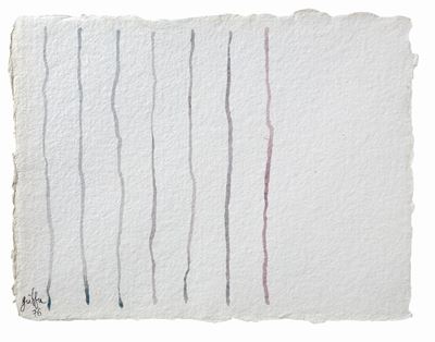 Senza titolo, acquerello su carta