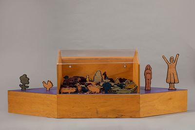 Arca di Noè, elementi in legno e plexiglas, 1973