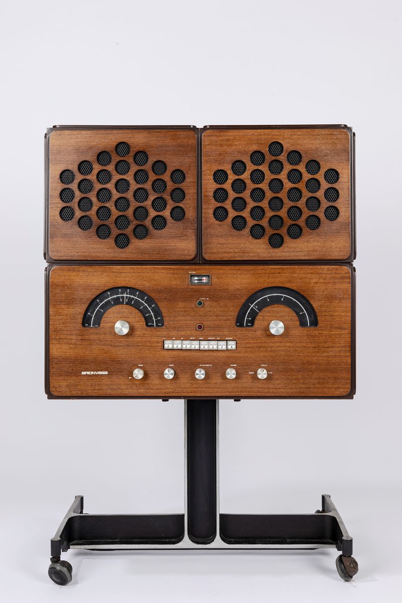Achille e Pier Giacomo Castiglioni - Radiofonografo BR126, 1965, h 92x62x37 cm