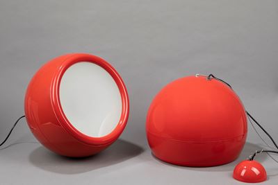 Artemide, Coppia di lampade modello Pallade