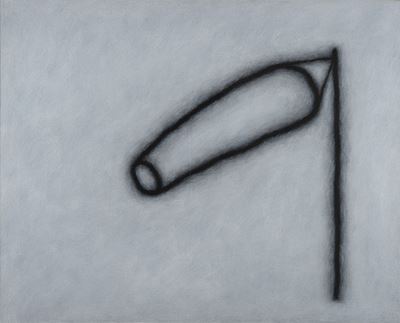 Sinopia T59A, olio su tela, cm 80x100, 2008