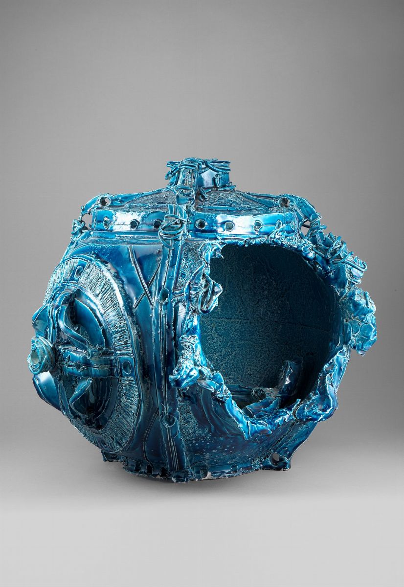 Matteo Negri - Mina (terracotta dipinta, cm 43x53)