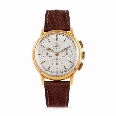 Cronografo De Ville 141.010, anni '60, oro 18k
