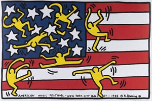 Haring Keith - American music festival