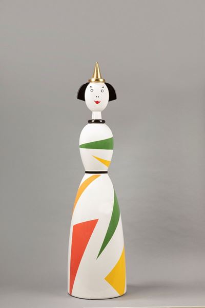 Anna Harlequin, ceramica serigrafata