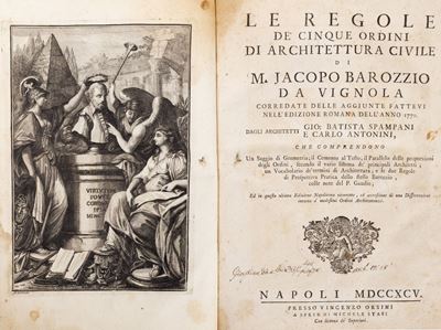 Vignola, Le regole de' cinque ordini di architettura civile, 1795