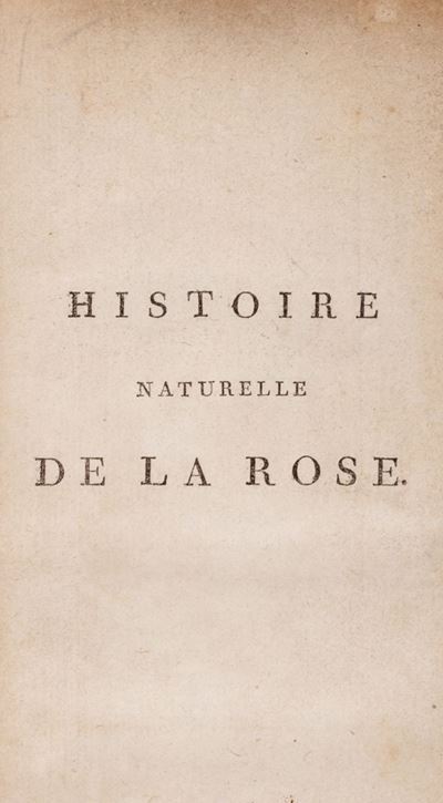 Histoire naturelle de la rose, 1800