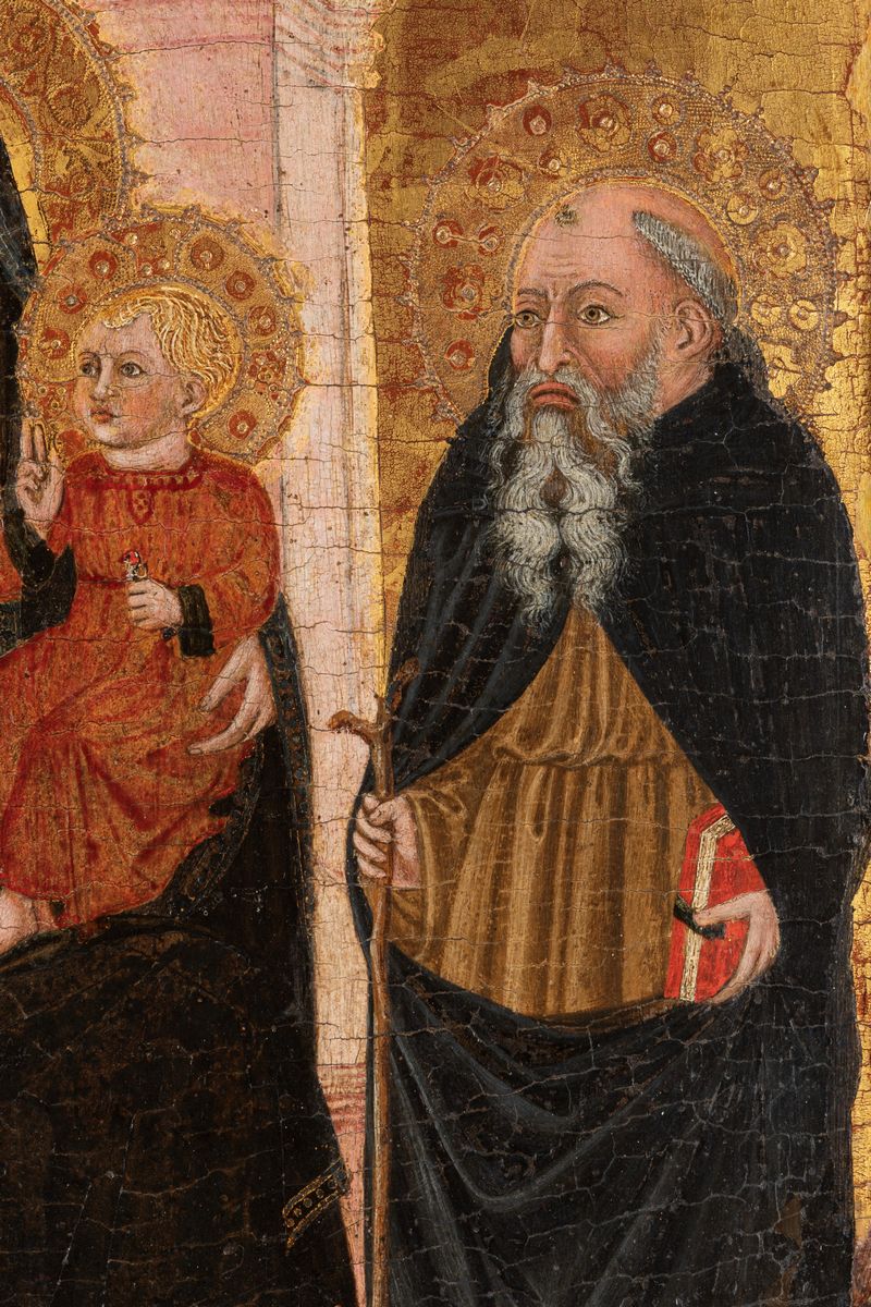 Scuola Toscana, Fine Secolo XIV - Inizio Secolo XV - Autore toscano del XIV secolo, Vergine con B...