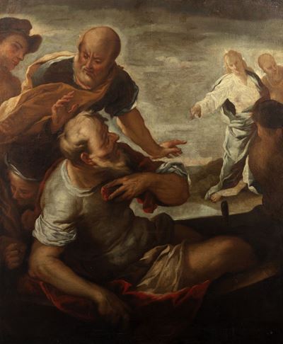 Luca Giordano, Vocazione di San Pietro e Sant'Andrea, olio su tela