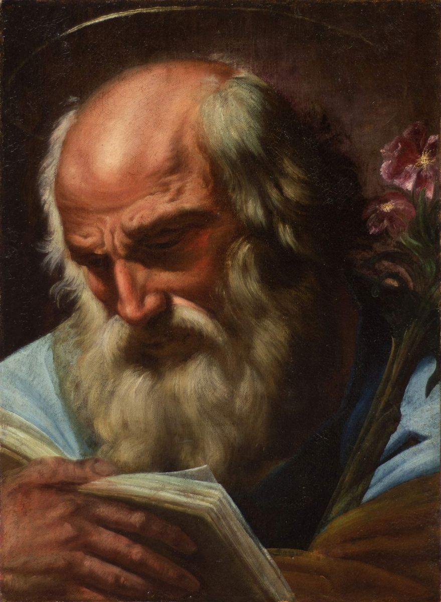 Scuola Bolognese, Secolo XVII - San Giuseppe, olio su tela