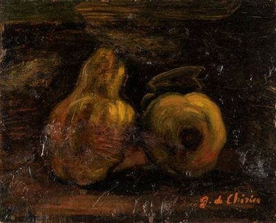 Pere - olio su tavola