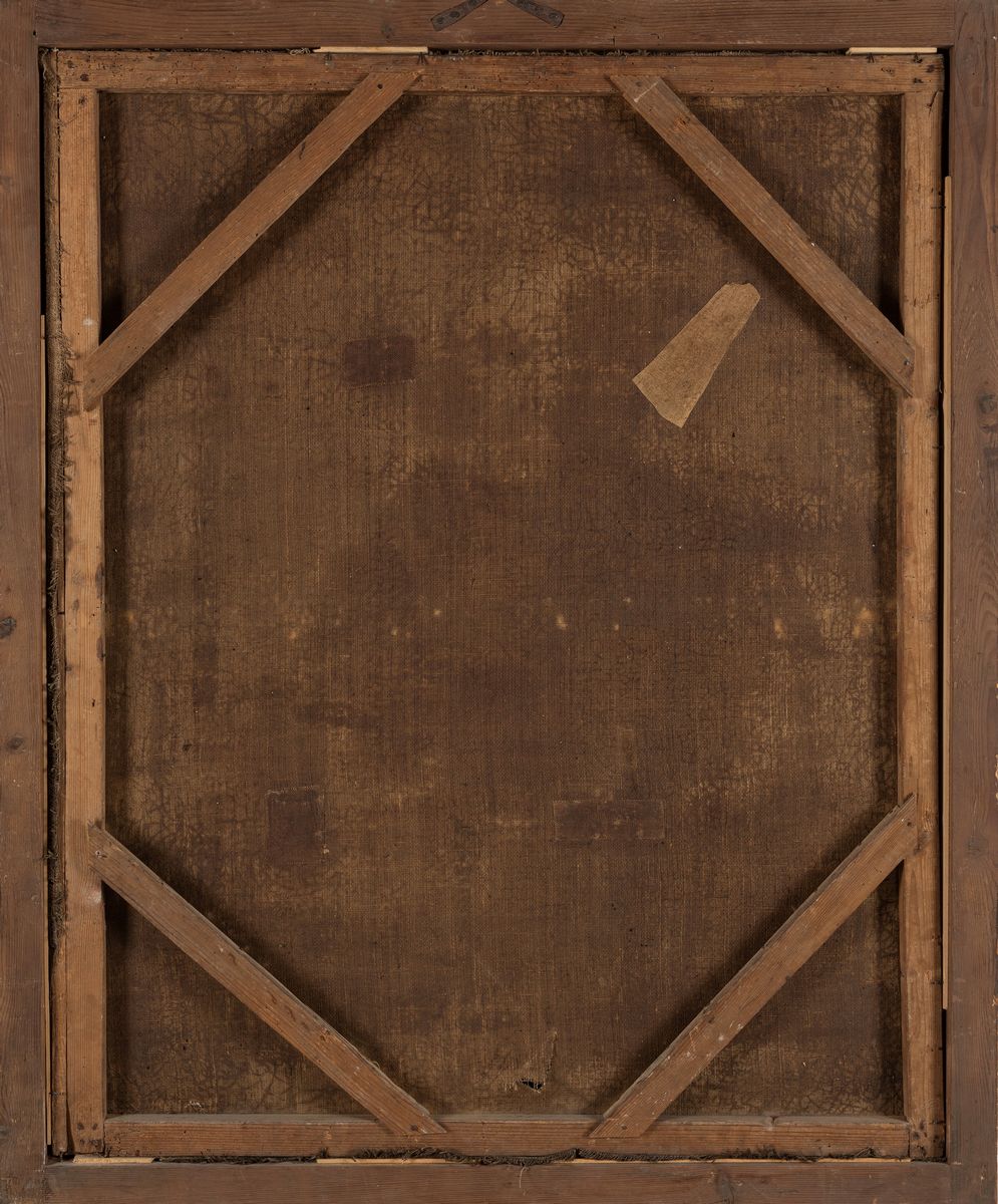 Scuola Dell'italia Settentrionale, Fine Secolo XVIII - Ritratto di gentiluomo nello studio, olio ...