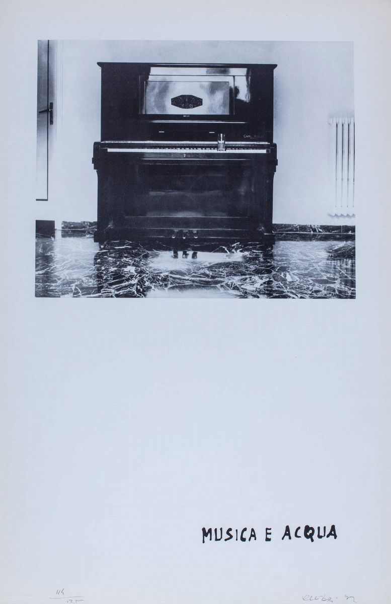 Giuseppe Chiari - Cartella contenente 7 fotolitografie, ess. 114/125