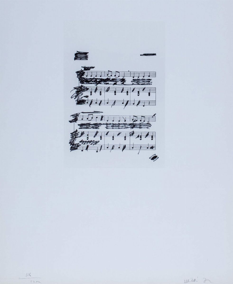 Giuseppe Chiari - Cartella contenente 7 fotolitografie, ess. 114/125