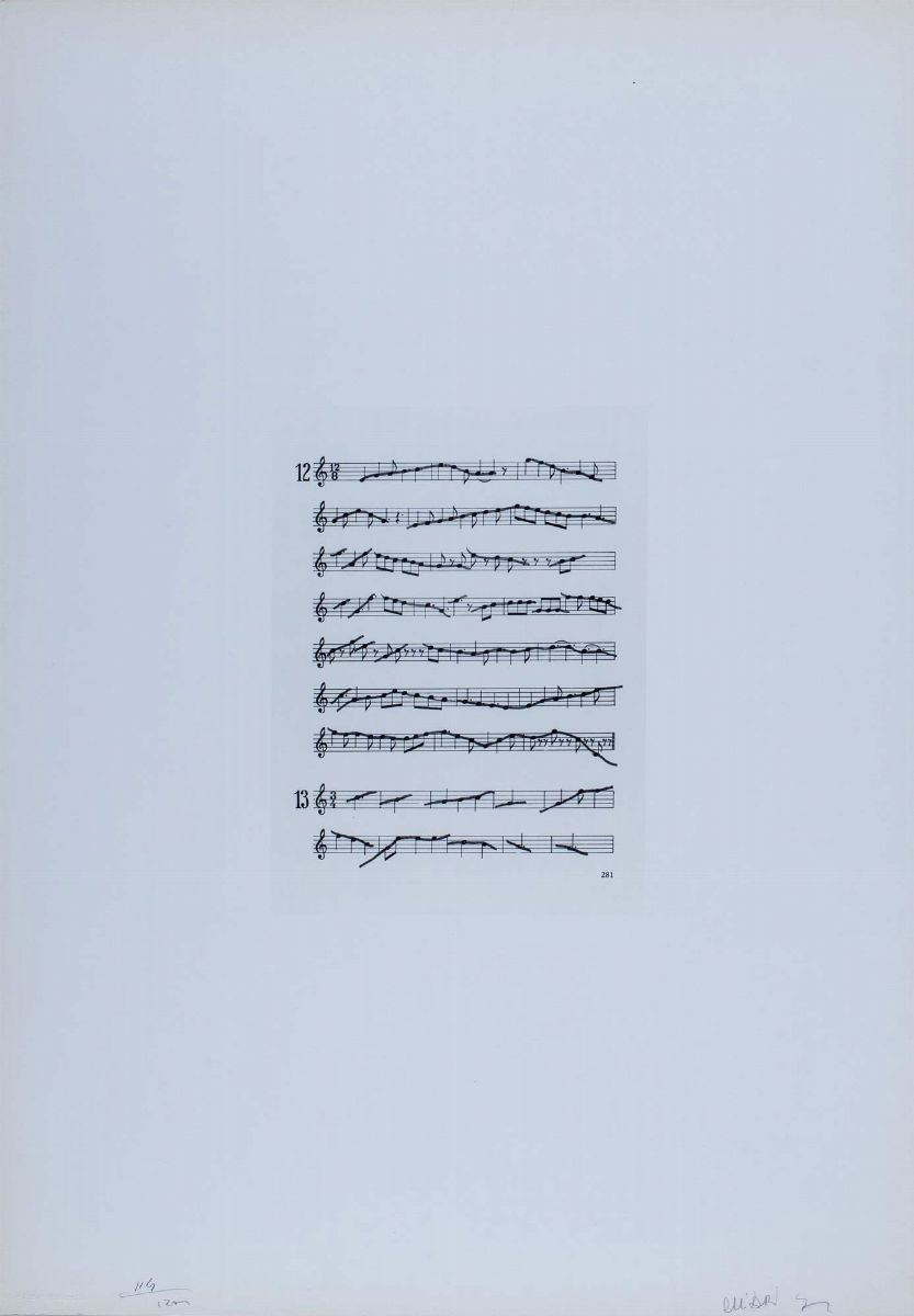 Giuseppe Chiari - Cartella contenente 7 fotolitografie, ess. 114/125