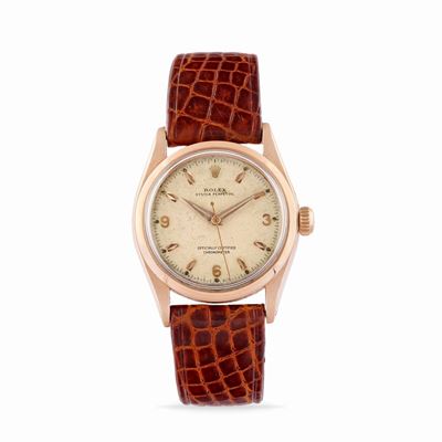 Oyster Perpetual, Modello 6548, anni '50, oro rosa 18k