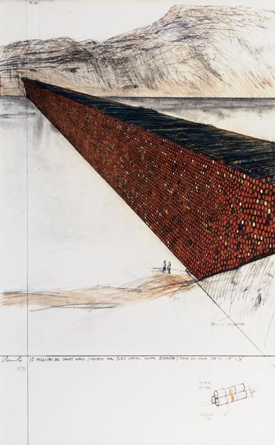 Ten Million Oil Drums Wall, Project Fo The Suez Canal