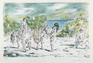 de Chirico Giorgio - Ritorno alla sponda di Corinto