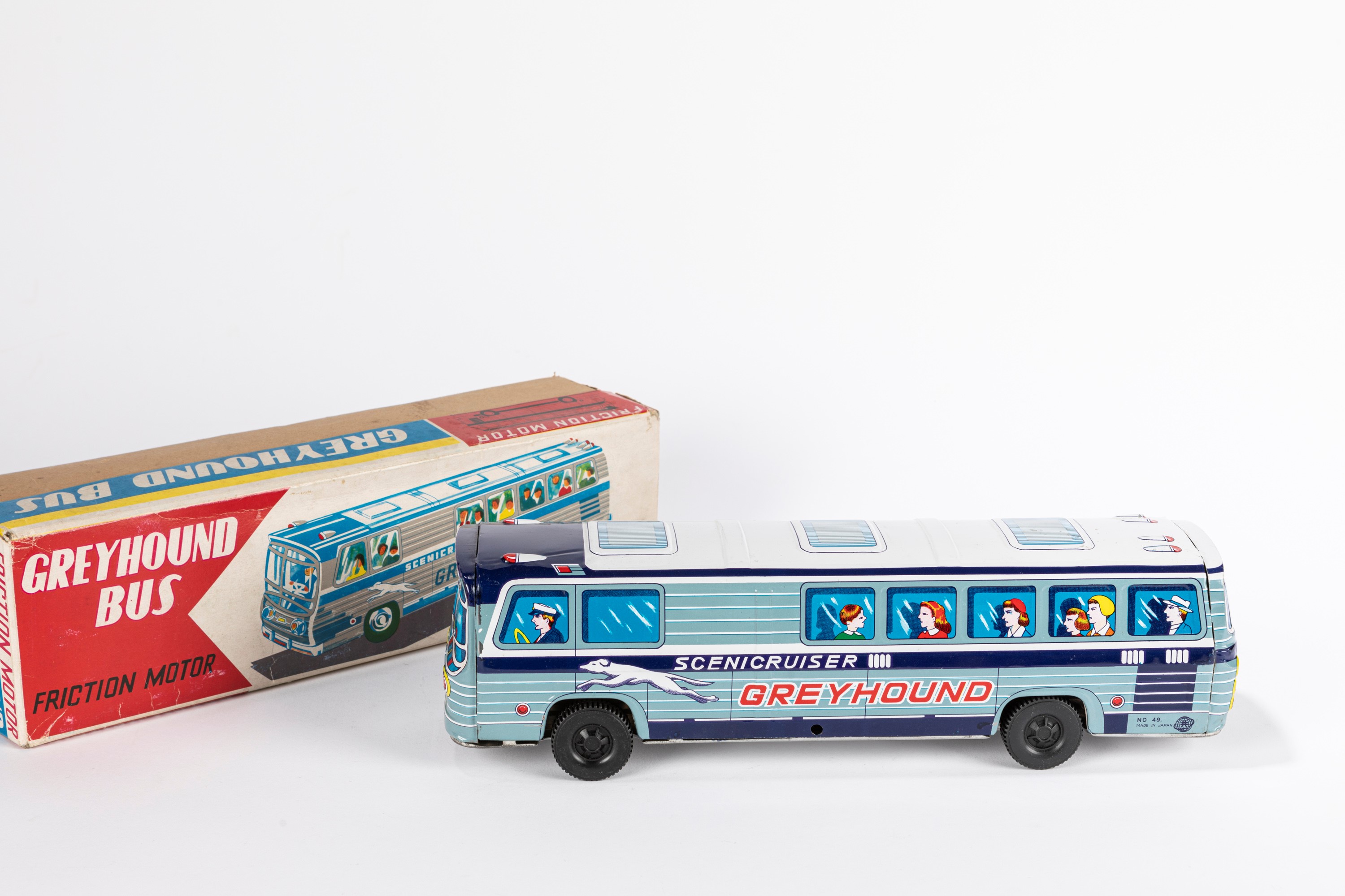 Greyhound toy outlet bus