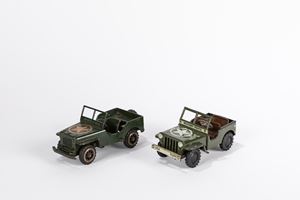 Goso, Lima - 2 JEEP In latta e plastica
