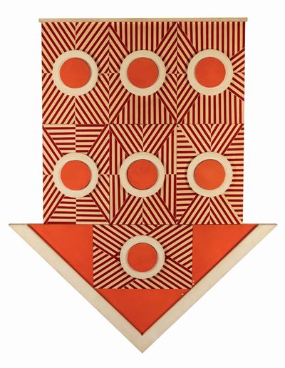 Senza titolo (acrilico e collage su tavola)