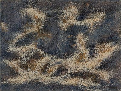 Paesaggio Corsico, tecnica mista su tela
