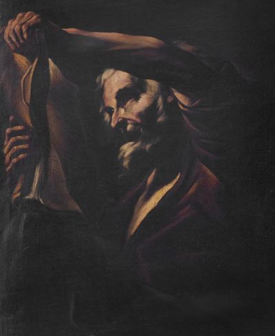 Autore sconosciuto, Evangelista, olio su tela