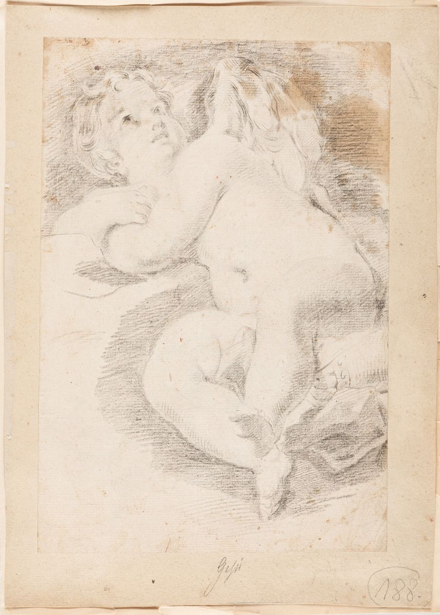 Scuola Bolognese, Putto; Scuola Emiliana, Studio di putti; Guido Reni, Tre putti con vassoio