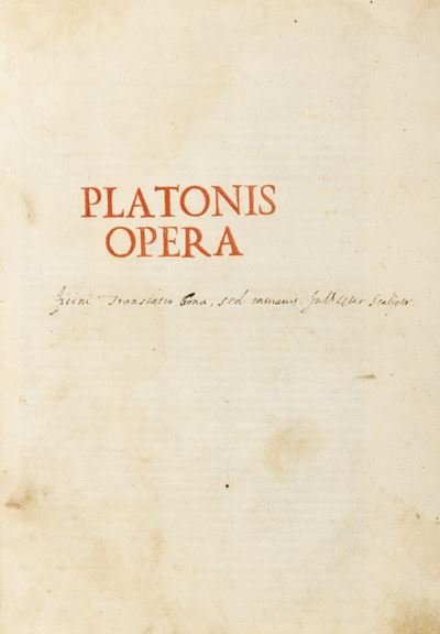 Platonis opera, Terza edizione latina, 1517