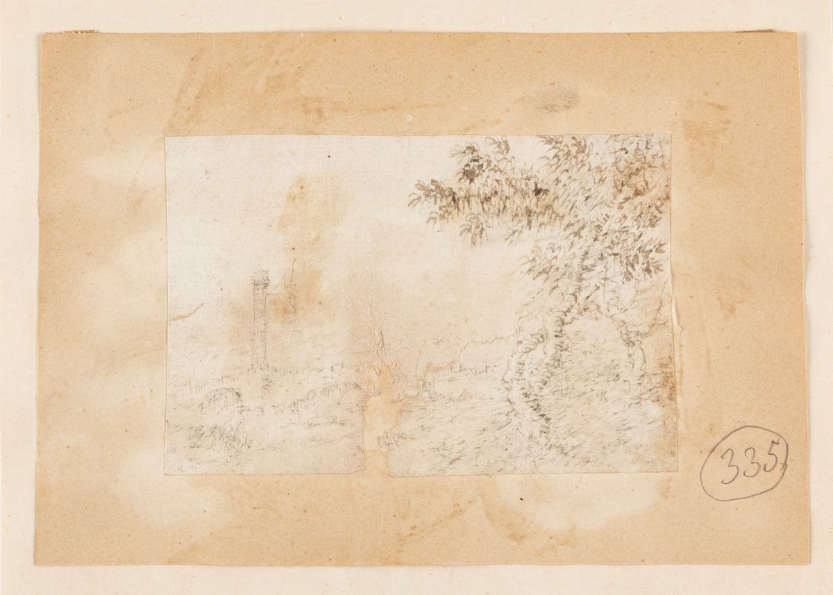 Scuola del XVII - XVIII secolo, Lotto composto da sette disegni